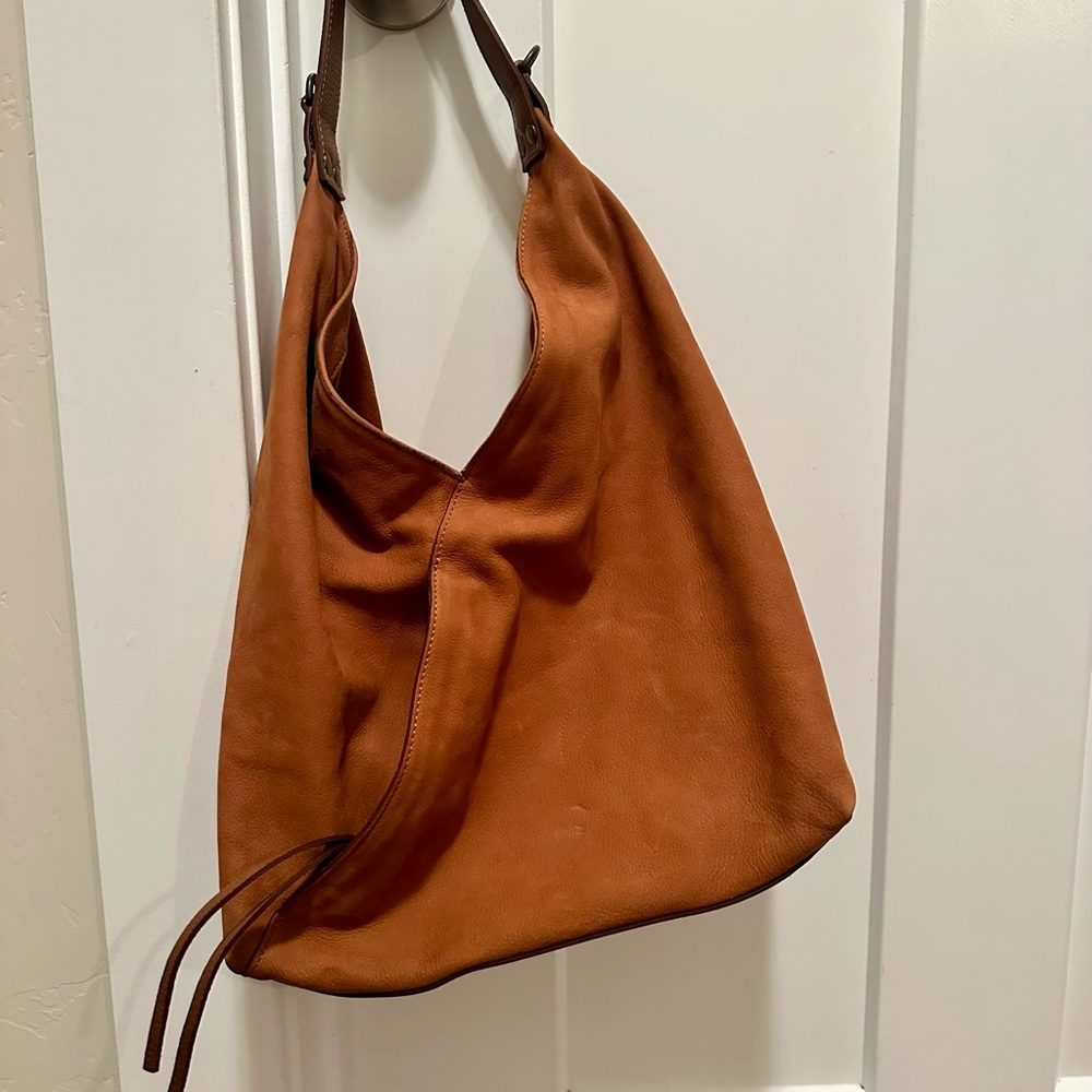 Sundance Rich Brown Leather Shoulder Bag